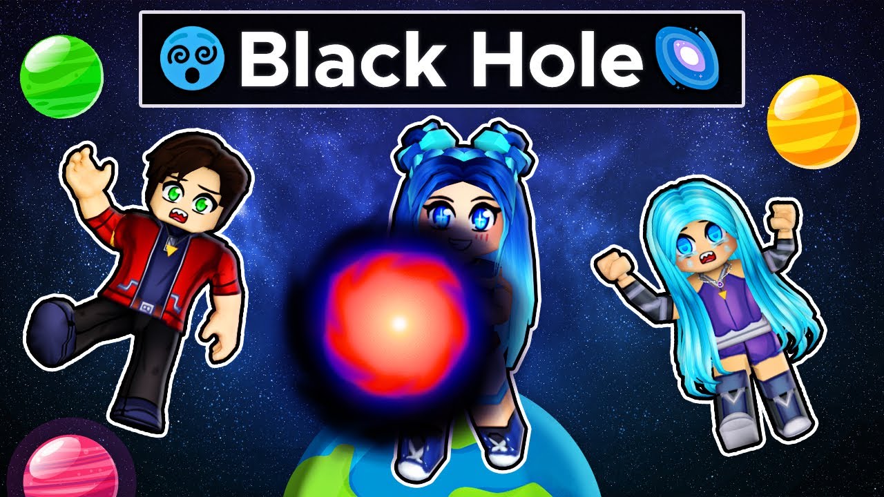 Using the BLACK HOLE to destroy Roblox!