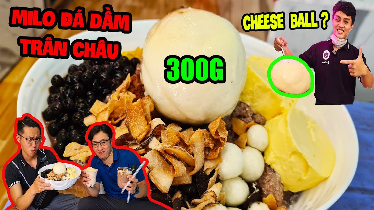 Funny Hùng Vác Tô Khổng Lồ Khè Anh Chủ MILO ĐÁ DẦM Bị Phản Đam Viên Cheese Ball 300G Khổng Lồ.
