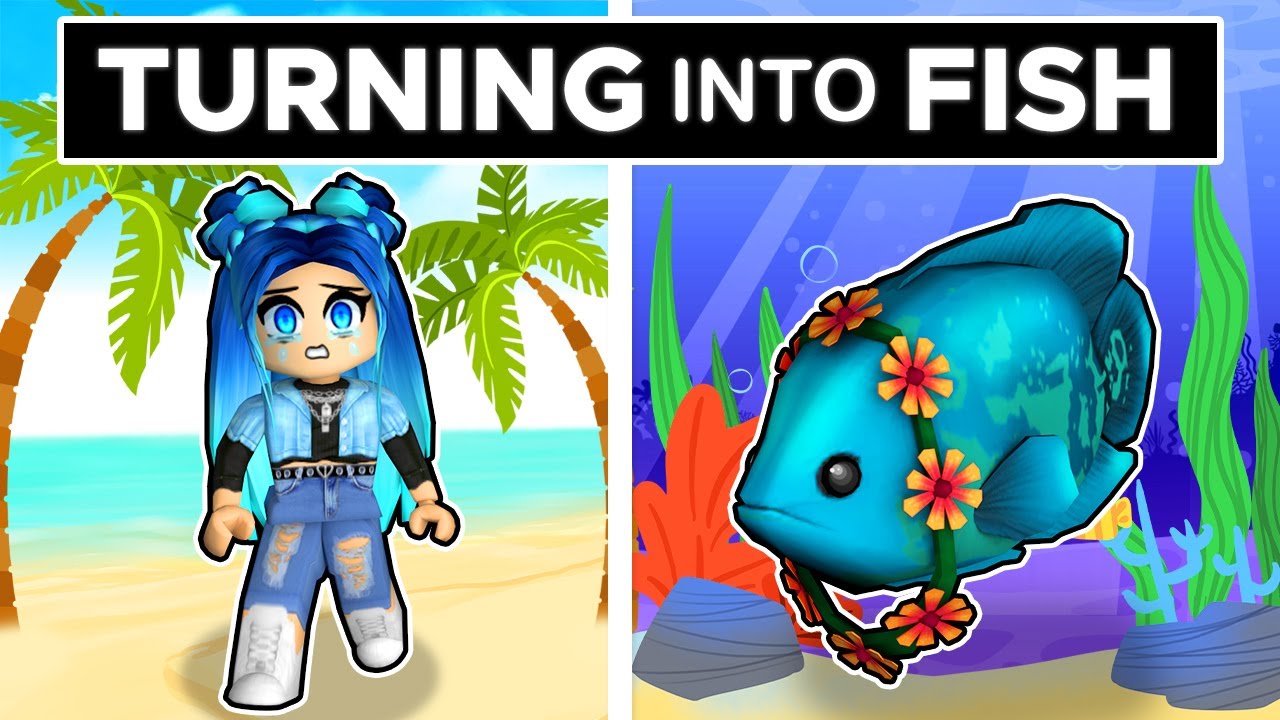 Turning into a FISH in Roblox!